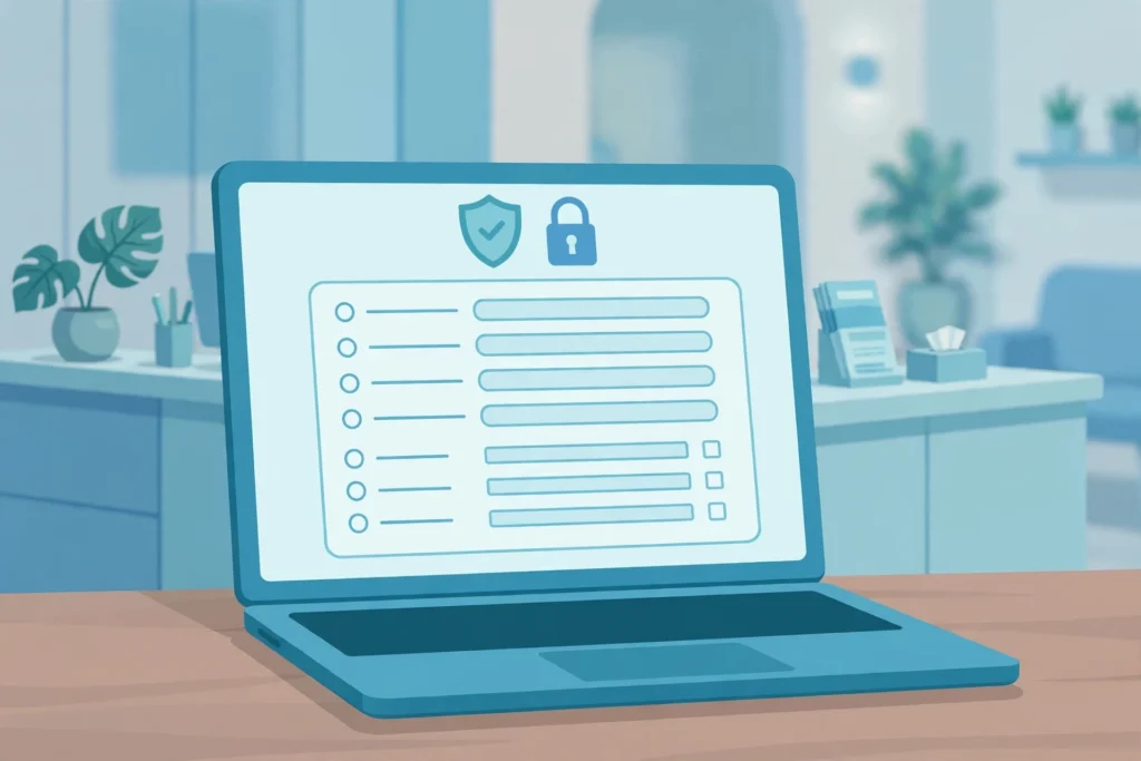 HIPAA compliant forms with JotForm - Secure patient intake form with shield and lock
